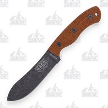 Esee James Gibson 5 Nessmuk Burlap Micarta