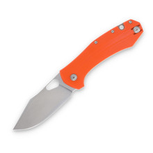 GiantMouse ACE Grand Folding Knife Orange G-10 3.31in Stonewash Harpoon GMGRANDORGG10