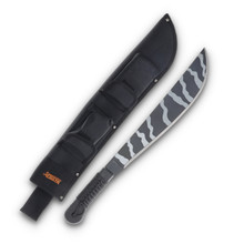 Marbles Machete 18in 1075HC Fixed Blade Bright Orange