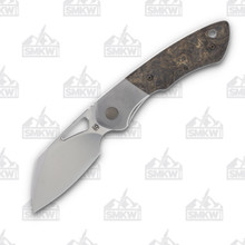 Olamic Whippersnapper BL Folding Knife 080-S Dark Matte Bronze Fat Carbon