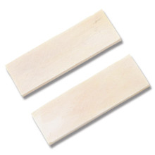 White Smooth Bone Knife Handle Slabs