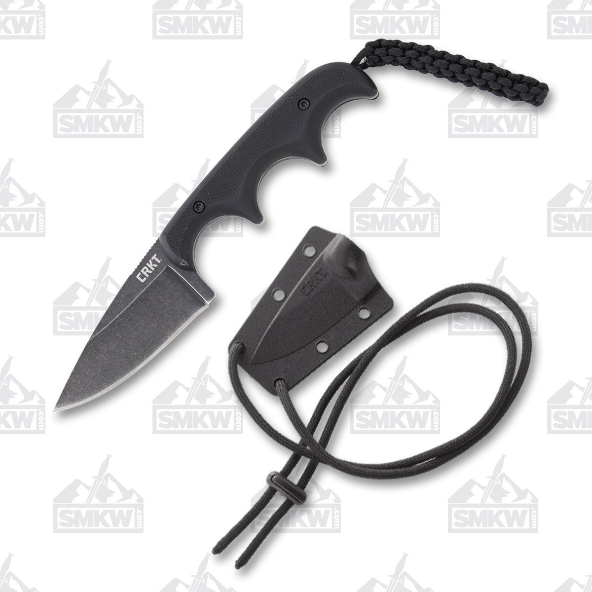 RKT Minimalist 2.16in Black Stonewashed Drop Point Fixed Blade