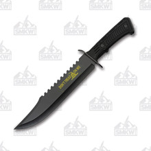 Rite Edge Don't Tread On Me Bowie - Black - 10in Clip Point Blade 211559YB