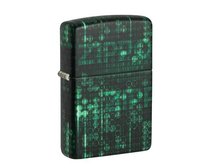 Zippo Matrix Pattern Glow in the Dark Lighter ZP48408