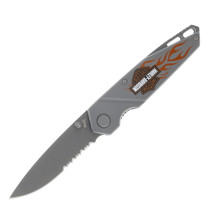 Tec-X Harley-Davidson Stainless Steel Linerlock Folding Knife CA52251
