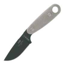 Takumitak Muted 3.0in Black Oxide Tanto Point Fixed Blade Knife