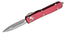 Microtech Ultratech Out-The-Front Automatic Knife (D/E Apocalyptic | Merlot)