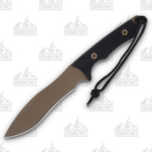 Spartan Blades Ronin Shinto Fixed Blade Knife 5.63in S45VN FDE Recurve SB47DEBKNLMC