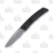 Jared Oeser F22 KickStop Folding Knife Black M390 Carbon Fiber