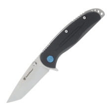 Smith and Wesson Tanto Folding Knife Black GFN 2.64in Plain Bead Blasted Blade 1100066