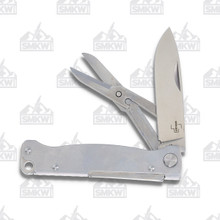 Boker Plus Atlas Multi Tool Folding Knife 2.64in Plain Scissors Stonewash BK01BO857