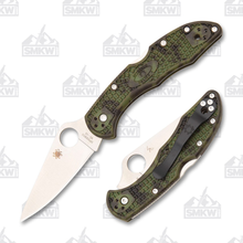 Spyderco Delica 4 Zome Green FRN Lockback Folding Knife SPC11ZFPGR