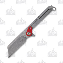 Boker Plus Fragment Red G-10 Pivot Bar Folding Knife 1.97in Sheepsfoot BK01BO661