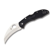 Spyderco Tasman Salt 2 Lockback Folding Knife (Satin | Black FRN)