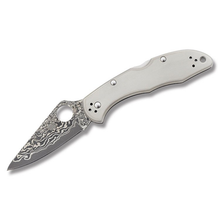 Spyderco Delica 4 Titanium and Damascus SPC11TIPD