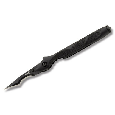 Boker Plus Urban Survival Knife 01BO047 - Black Blade - Black Aluminum -  Liner Lock