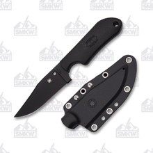 Spyderco Street Beat Fixed Blade Knife 3.51 Inch Plain Clip Point SPFB15PBBK