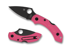 Spyderco Dragonfly 2 Lightweight Folding Knife Black CPM S30V Pink FRN