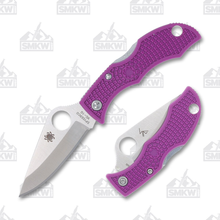 Spyderco Ladybug 3 Folding Knife Purple FRN SPLPRP3