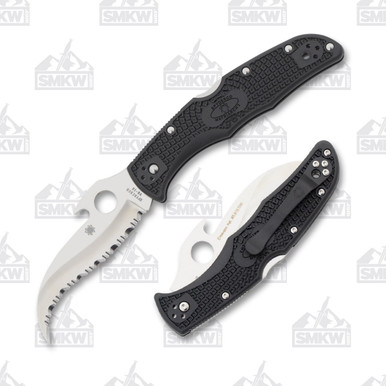 Spyderco Matriarch 2 Emerson 3.57 Inch Serrated Satin Hawkbill