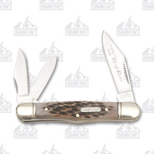 Rough Ryder Brown Jigged Bone Whittler Folding Knife