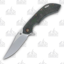 Olamic Wayfarer 247 Folding Knife T-045B Dark Matter (Green Neontropic)