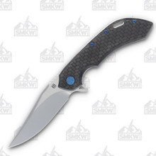 Olamic Wayfarer 247 Folding Knife T-037B 12K Twill (Frosty Blue)