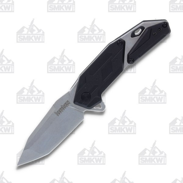 Kershaw 1401 Jetpack Folding Knife 2.75in Stonewashed Tanto Blade