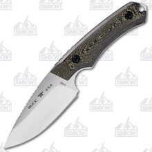 Buck 664 Alpha Hunter Richlite 3.63in Satin Drop Point Fixed Blade