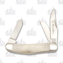 Rough Ryder White Smooth Bone Sowbelly Folding Knife RR130