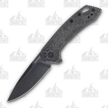 Kershaw Radar Assisted Folding Knife Blackwash 2.9in Drop Point Blade KS5560