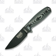 ESEE 3 Black 1095 3D Black and Gray Fixed Blade Combat Knife