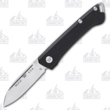 Buck Saunter Drop Point Black Micarta Folding Knife