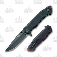 Bear &amp; Son Bear Edge Sideliner Folding Knife Black G-10