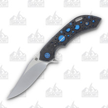 Olamic Wayfarer 247 Folding Knife T-0061B Bowie Dark Matter (Blue Acid Rain)