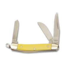 Rough Ryder Miniature Stockman Folding Knife Yellow