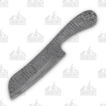 6-3/4" Damascus Steel Santoku Blade Blank