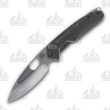 Medford Infraction 3.62in Tumbled S35VN Drop Point Tumbled Titanium Flamed Hardware Medford Infraction 3.62in Tumbled S35VN Drop Point Tumbled Titanium Flamed Hardware