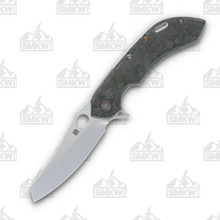 Olamic Wayfarer 247 Folding Knife T-066M Mouflon Green Dark Matter Fat Carbon (Neontropic)