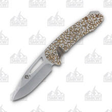 Medford On Belay Folding Knife Tumbled S35VN Jasmine Fade (Bronze Hardware)