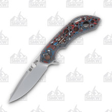 Olamic Wayfarer 247 Folding Knife T-081P Purist Nebula Fat Carbon (Acid Rain Neontropic)