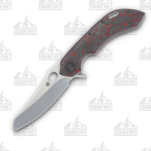 Olamic Wayfarer 247 Folding Knife T-065M Mouflon Lava Flow Fat Carbon (Light Blast)