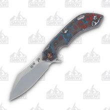 Olamic Wayfarer 247 Folding Knife T-083C Cutlass Nebula Fat Carbon (Antique)