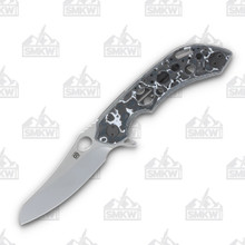 Olamic Wayfarer 247 Folding Knife T-091M Mouflon White Storm Fat Carbon (Dark Blast)