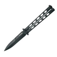 Blackhawk Dark Angel Black Butterfly Knife Spring Loaded Latch System