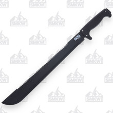 SOG SOGfari Machete 18 Inch Plain Black Powder Coated Machete Blade SOGMC02