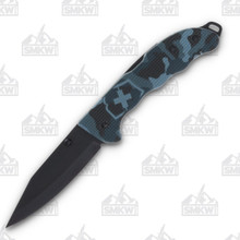 Victorinox Evoke Folding Knife Navy Camo Alox