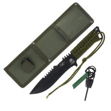 Tac Xtreme OD Green Survival Knife FRTX3801B