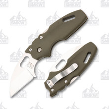 Cold Steel Mini Tuff Lite 2in Wharncliffe Folding Knife OD Green