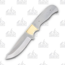 Szco Blade Blank Brass Guard 8.25" SS Drop Point BL7729 Szco Blade Blank Brass Guard 8.25" SS Drop Point BL7729
